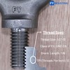 FY 2 Pcs Lifting Shoulder Eye Bolts 1/2"