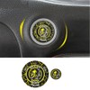 DECALEPIC Push Start Button Cover for Dodge Challenger Charger Accessories