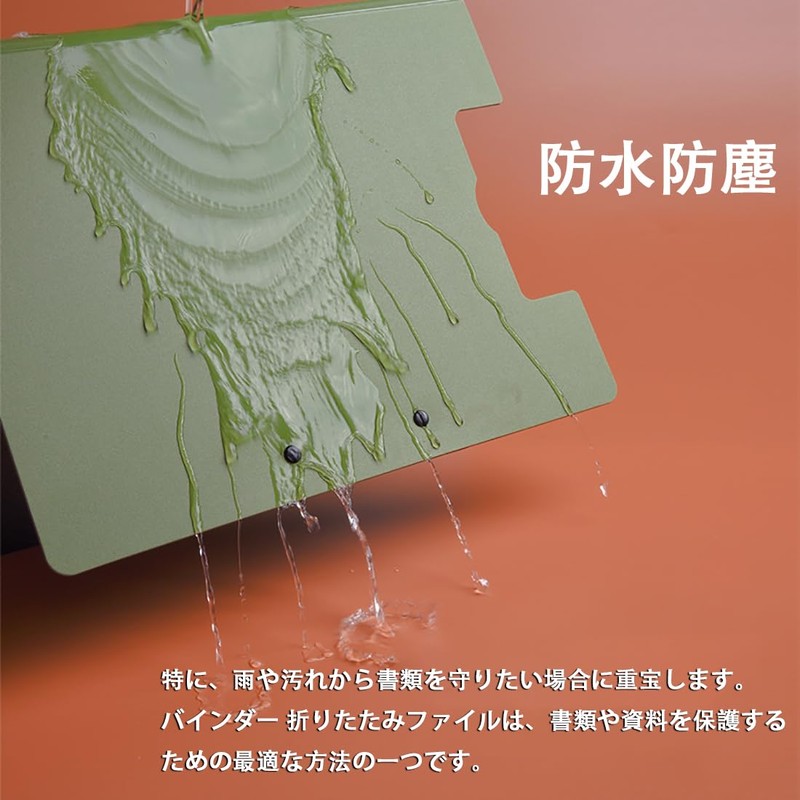 Clipboard Folder A4 Bi-Fold Loose Leaf Binder Waterproof File Protection