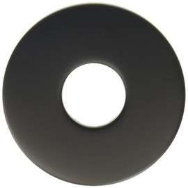 Westbrass R304-62 13/16" OD Opening Low Pattern Shower Arm Flange-Sure Grip Style, Matte Black