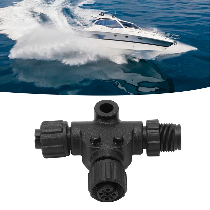 for NMEA 2000 T Connector 3 Port 5Pin M12 Thread