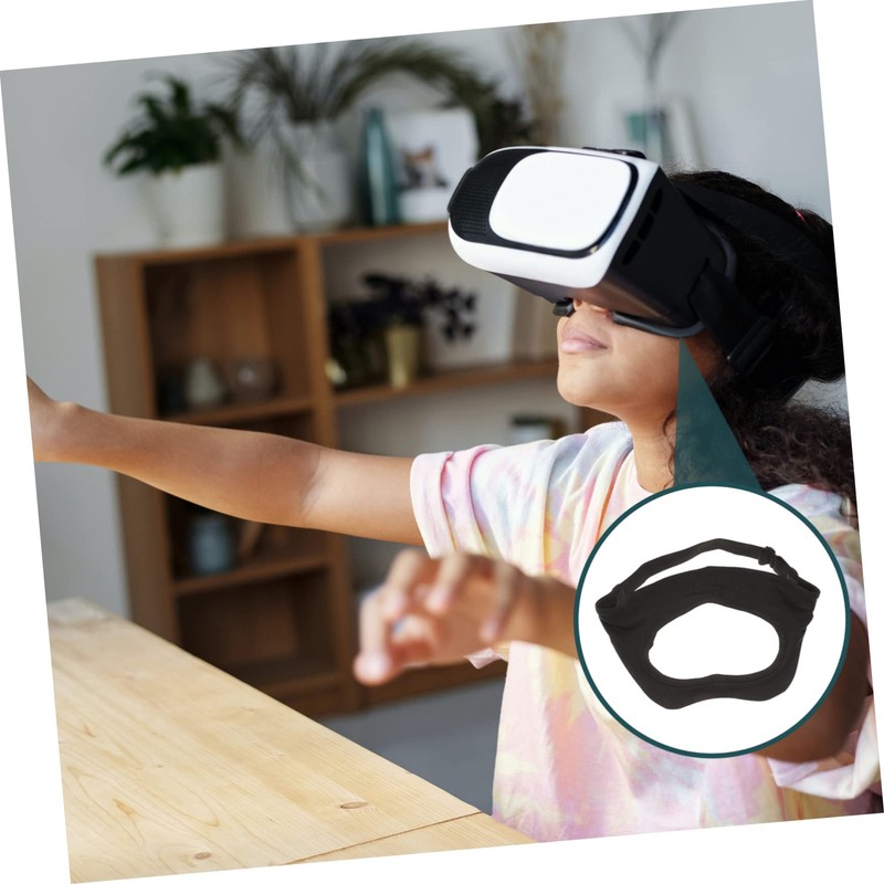 GRIRIW Adjustable Vr Eye Mask Cover Washable Quick-Drying Sweat-Resistant Padding