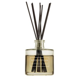 Bellevue Reed Diffuser, 6 fl oz Glass Filled Diffuser, Highly Concentrated Fragrances with Essential Oils, Home Fragrance, Scent:Driftwood Sand