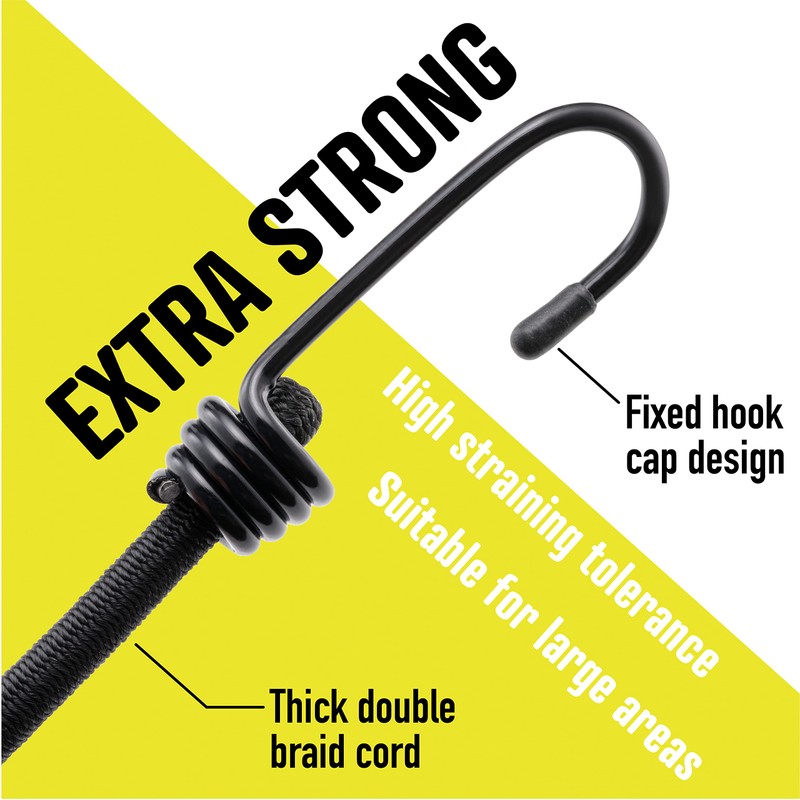Glengor Premium Bungee Cord Set | Pack of 12 |