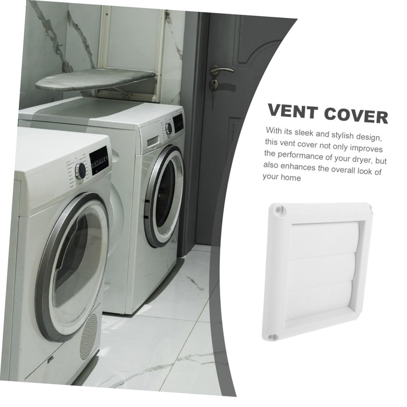 Ciieeo Exterior Louvered Dryer Vent Cover Vent Cap Mouse Design