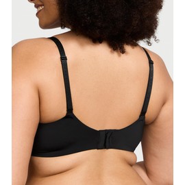 Victoria's Secret Cotton Push Up Perfect Shape T Shirt Bra, Full Coverage, Padded, Smoothing, Bras for Women, Black (32C)