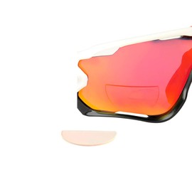 +2.00 Stick On Bifocal Lenses Reader Magnifying Adhesive Reading Lens Sticker Cycling Sunglasses Bike Glasses Magnifier Add On (Transparent, +2.0)