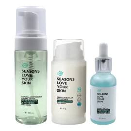 Kit Skincare Seasons Control Grasa Niacinamida Piel Grasa                                                                                             