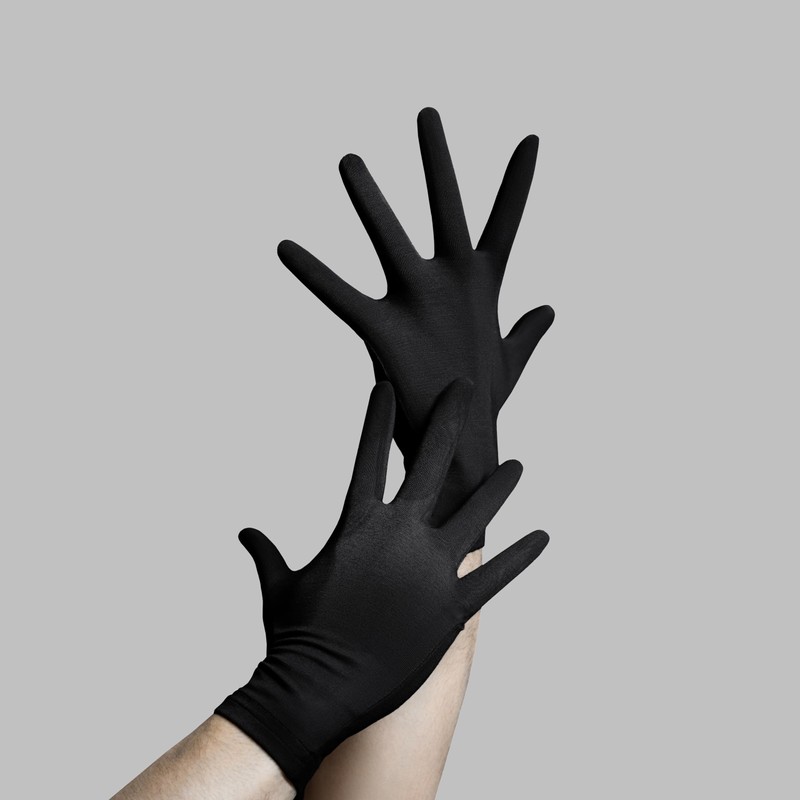 QiEco Soft Bamboo Cotton Kids Gloves for Eczema, Dry Skin