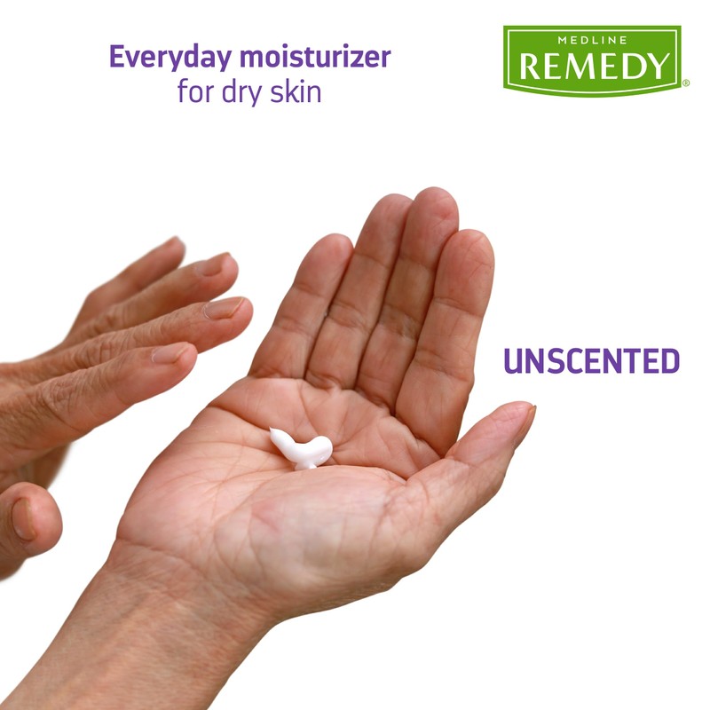 Medline Remedy Essentials Moisturizing Body Lotion (4 oz Bottle), Unscented,