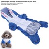 Dog Cute Raincoat Hooded Cloak Rain Jacket Cover Waterproof Polyester
