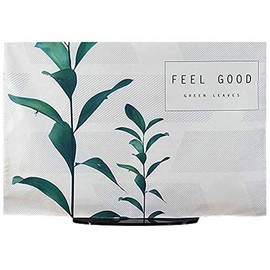 IKENOKOI TV Cover, Dustproof Cover, LCD TV Cover, Cute, Western Style, 32 inches (77 x 48 cm), Leaves 3
