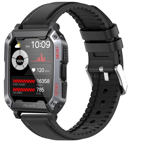 Lamshaw Compatible for ALKAI Smart Watch Smartwatch Bands Band, Leather
