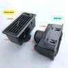 TEAMWILL 4Pcs Black Heat AC Air Exhaust Vent Dash Ventilation