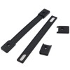 Caishun 2PCS 6.69 Inch Black Plastic Leather Carry Handle Soft