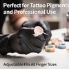 100 Piezas de Silicona semipermanente Tatuaje Tinta Anillo Taza Anillo