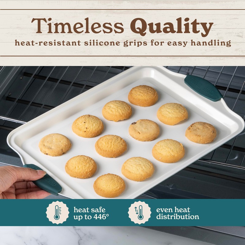 Country Kitchen Nonstick Stackable Bakeware Set - Heavy Duty, Durable,