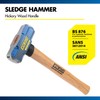 Estwing 4-Pound Hard Face Sledge Hammer - 16-Inch Hickory Handle,