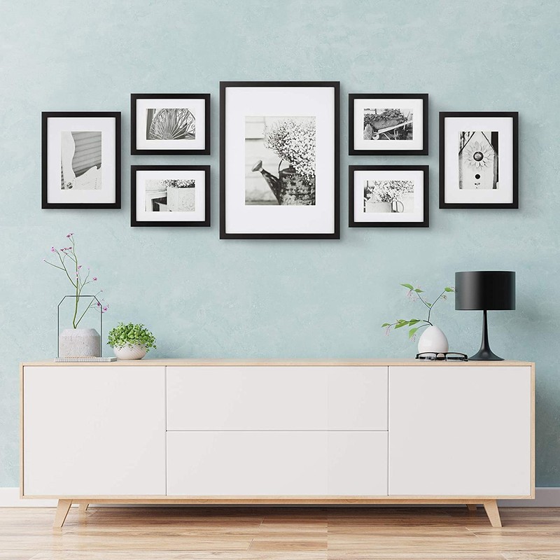 Black Photo frame Multi Pack Different Sizes A1 A2 A3