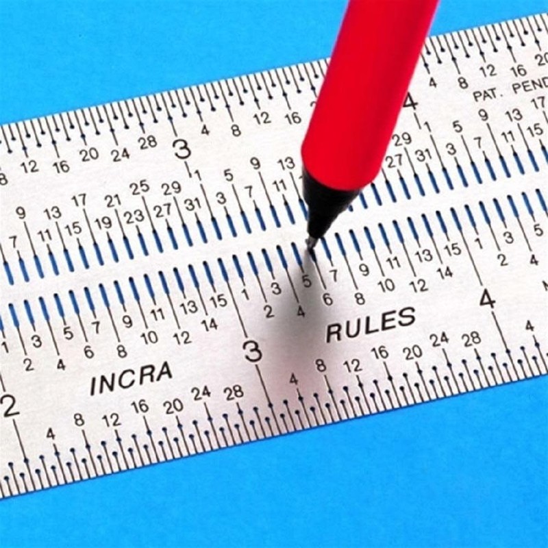 INCRA RULE06 Rules Marking Rulers, 6"