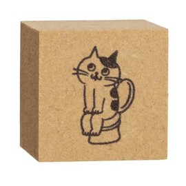 Decole Corporation ST-90750 Cat Life Stamp, 1.1 x 0.9 x 0.9 inches (23 x 23 x 23 mm)