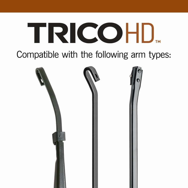 TRICO 24 Inch 67 Series Heavy Duty Black Wide Saddle
