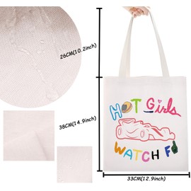 TSOTMO Racing Girls Tote Bag Motorsport Gift Racing Aesthetic Cosmetic Bag For Race Lovers Carry Racing Gift
