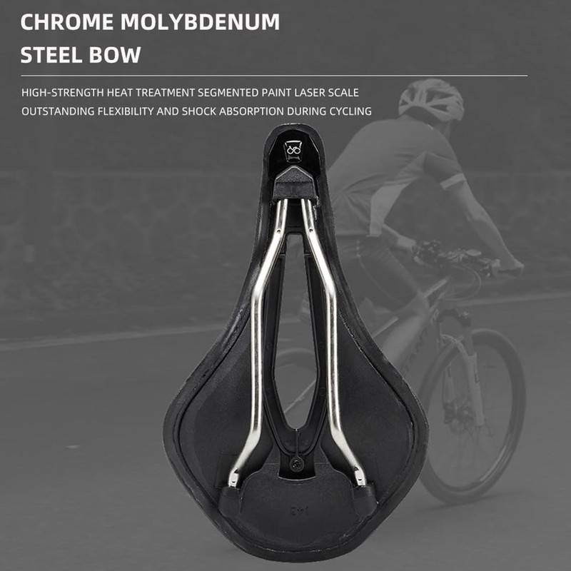 Comphic Bicycle Saddle Honeycomb Black 3D Saddle Breathable Cushion 3D