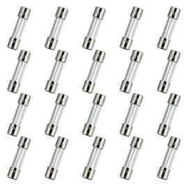 HUAREW T4AL250V 20 Pcs 5x20mm Slow Blow Glass Fuse 4A 250V 0.2 x 0.78 inch time delay Fuse