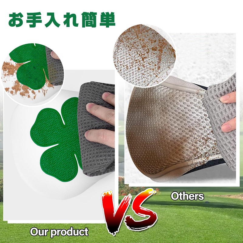 Golf Headcover Premium Leather Driver Fairway Wood Utility Hybrid Headcover