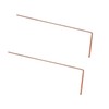 Set of 2 Copper Dowsing Rods for Water Source, Soul,