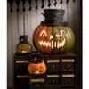Bethany Lowe Dr. Jekyll Pumpkin Jack-O-Lantern, Resin, Orange, TD3147
