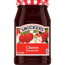 Smucker's Cherry Preserves, 12 Ounces (Pack of 6)