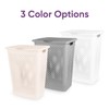 Superio Gradient Hamper with Lid - 60L, Modern Design, Perforated,