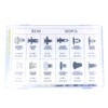 ANCLLO 292Pcs Car Plastic Rivets Fasteners Push Type Pin Rivets