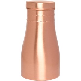 ANCIENTIMPEX Pure Copper Bedside Carafe for Ayurveda Health Benefits - Capacity - 1 Liter (33.81 US Fluid Ounce) (Plain)