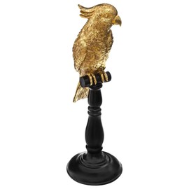 Parrot Gold-Plated Resin H. 33 Peacock