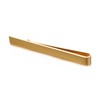 Yoursfs Brushed Gold Tie Clips for Men Skinny Tie Clip
