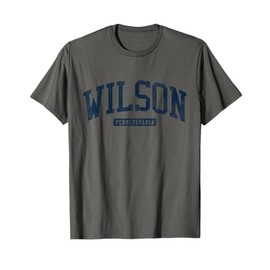 Wilson Pennsylvania PA College University Style Blue T-Shirt