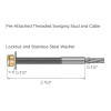 Ultra-Tec CA102-SM/25 - 25 FT Standard 1/8" Cable Rail Kit