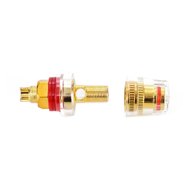 CCeCCe 2 Pack Binding Posts 5-Way Speaker Terminals Heavy Duty