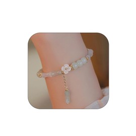 Chinese Style Bamboo Bracelet, Natural Stone Bracelet, Jewellery Card, Birthday Gifts for Girls, Girls Birthday Gifts for Daughter, Best Friends Gifts