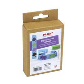 Pracht Creatives Hobby 5884-00221 DIY Craft Kit for Creating an Elephant Bead Bracelet, with Blue and Colourful Miyuki Beads, Total Size Approx. 13.5 x 1.8 cm