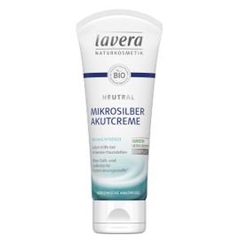 Lavera Neutral Acute Cream with Micro Silver, Organic Evening Primrose, Instant Aid for Skin Irritations, Neurodermatitis Medical Skin Care, Vegan Organic Plant Active Ingredients, Natural Cosmetics Cream, 75 ml