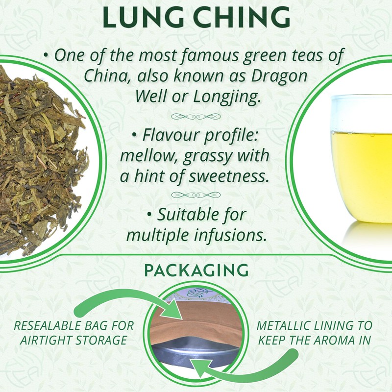Lung Ching Dragon Well – Premium Chinese Longjing Loose Leaf