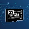 HIDISC MFMCSDHC10X32G_BULK Micro SD Card, 32GB Class 10 SD Converter