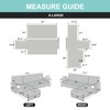 Genina Waterproof Sectional Couch Covers for Dogs L Shaped Sofa