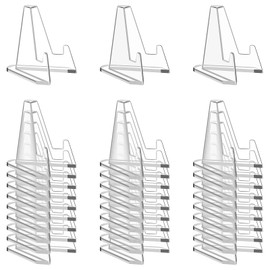 NIUBIER Card Display Stand, 30 Pack Clear Card Stands, Arcylic Card Display, Mini Card Stands for Sports Cards, Sports Card Holder, Graded Card Display (1.4 Inch)