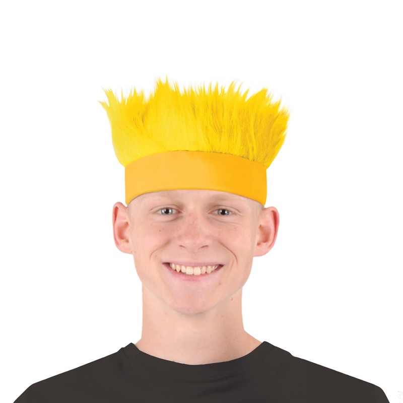 Beistle 60277-Y Hairy Headband, Yellow