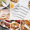 LIANYU 65-Piece Silverware Flatware Set for 10, Plus Steak Knives
